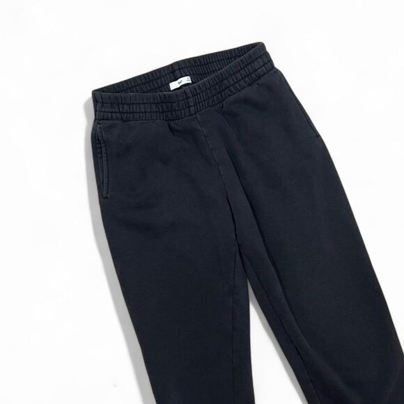 TNA Aritzia Cozy Fleece Sweatpants Jogger Pants Small Black - Picture 2 of 4